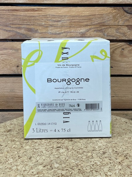 Bag in Box Bourgogne Rouge 3L Vignerons de Buxy