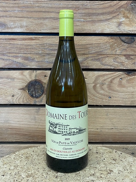 IGP Vaucluse Domaine des Tours blanc 2021 Reynaud