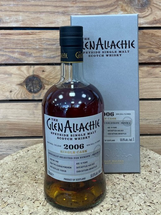 Whisky GlenAllachie Single Cask 2006 16 ans
