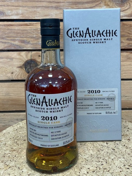 Whisky GlenAllachie Single Cask 2010 12 ans