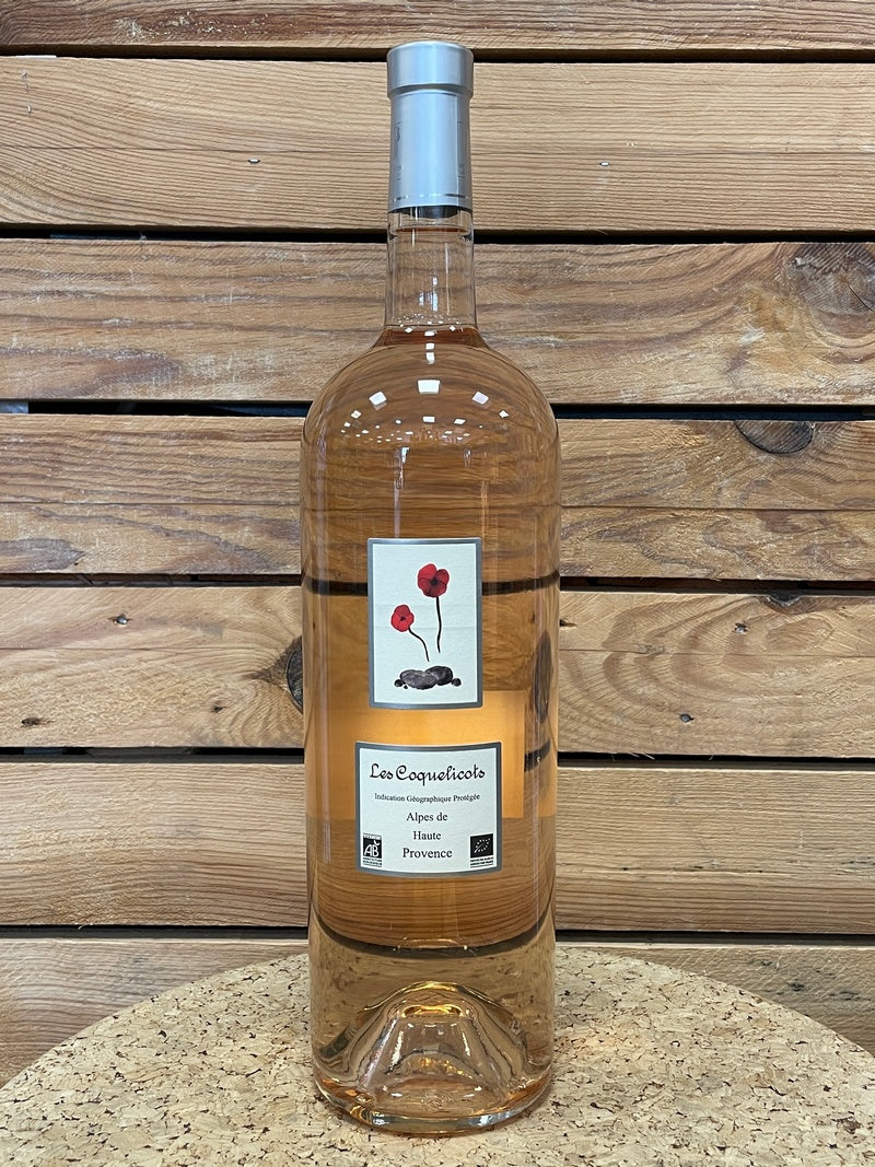 Magnum IGP Alpes Hautes Provence Rosé fruité Coquelicots 2025 Rousset