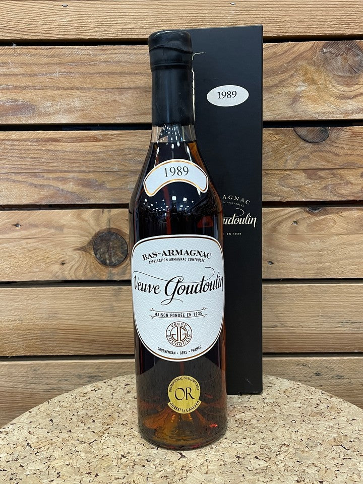 Bas Armagnac Veuve Goudoulin 1989