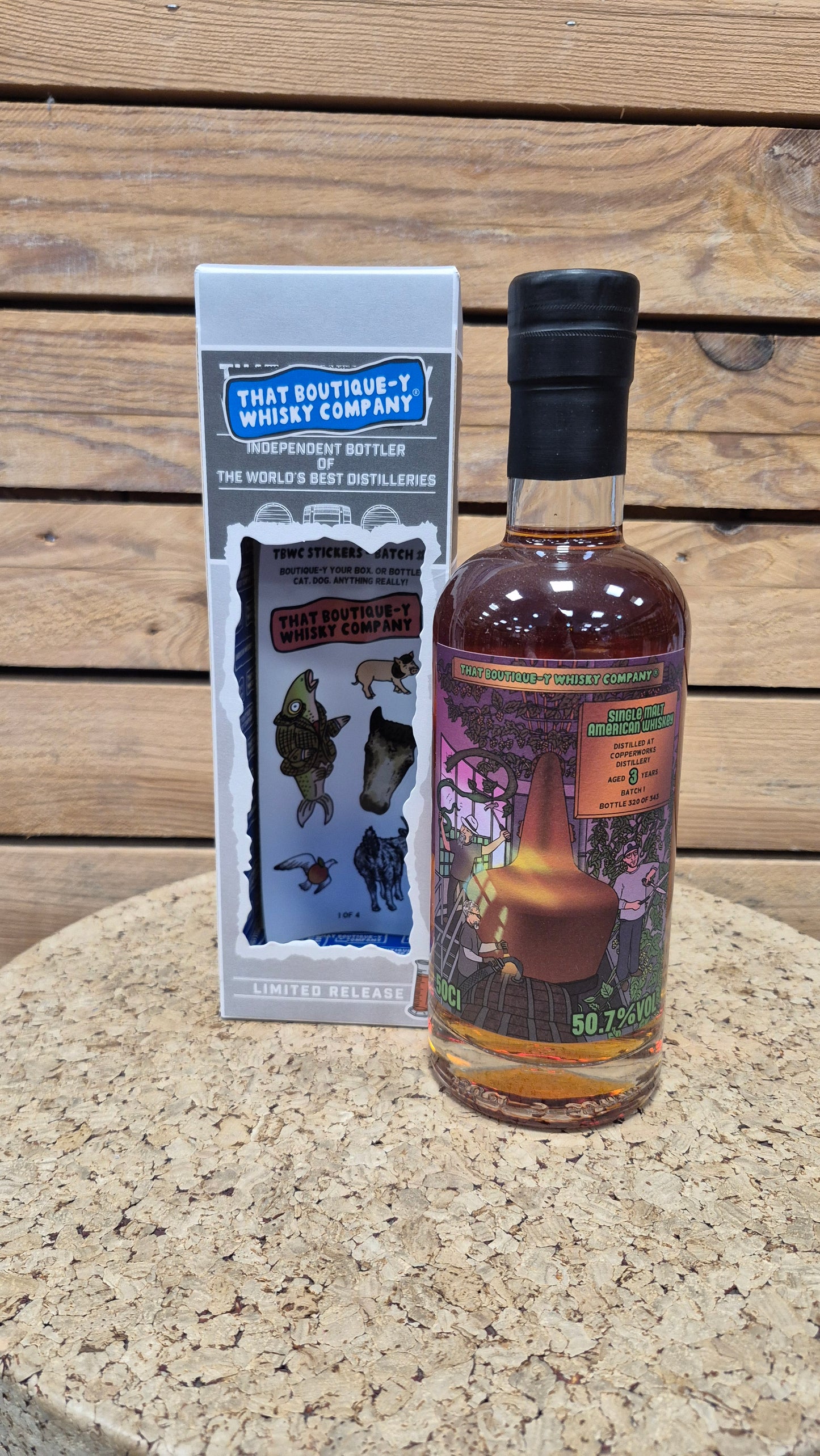 American Single Malt Whiskey That Boutique Copperworks 3 ans