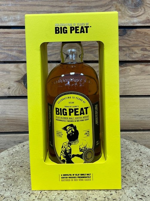 Whisky Big Peat 15eme anniversaire