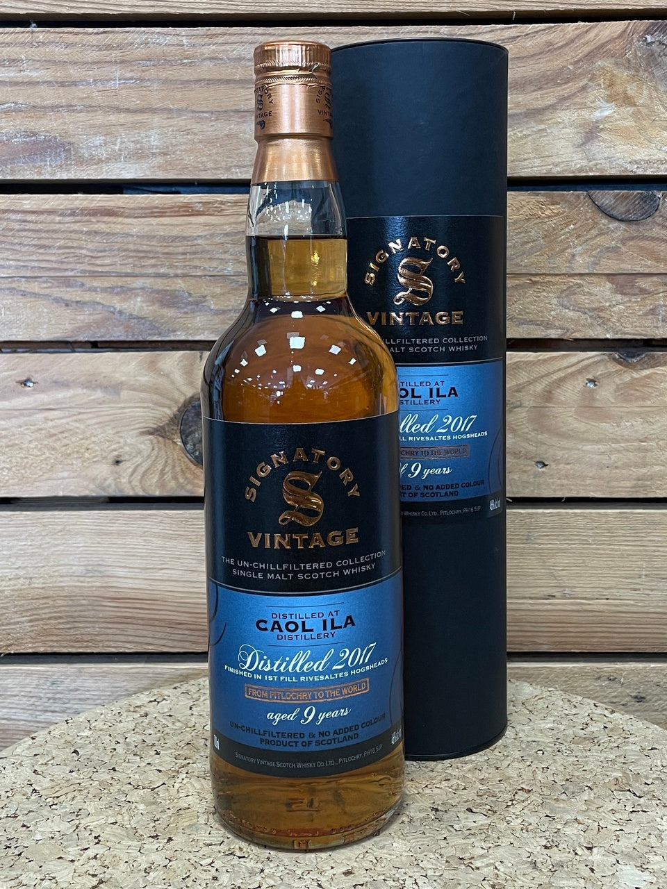 Whisky Caol Ila 9 ans 2017 1st fill Rivesaltes Signatory Vintage