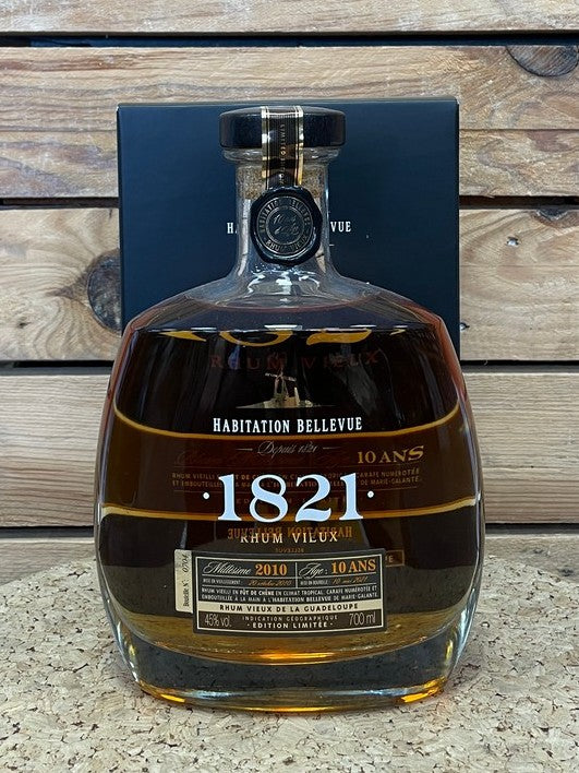 Rhum Habitation Bellevue Millésime 2010 10 ans