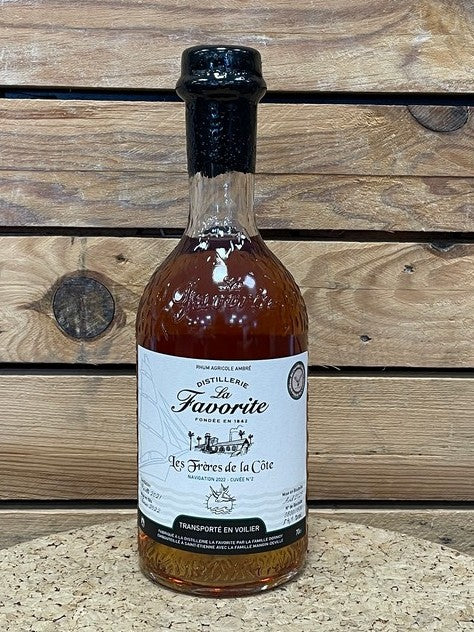 Rhum La Favorite Navigation 2022 Cuvée 2 ex Pineau Charentes Frères de la côte