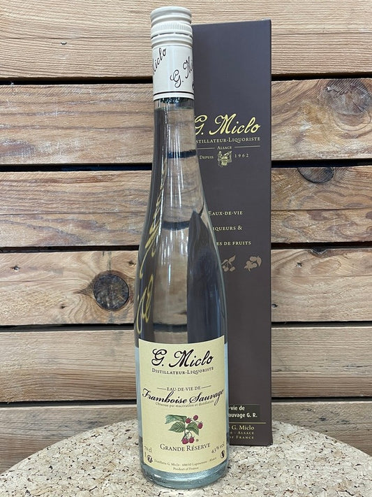 Eau de Vie Miclo Framboise Sauvage Grande Réserve