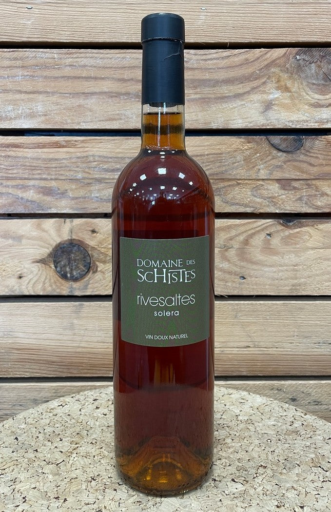 Rivesaltes ambré hors d'âge Solera Domaine des Schistes