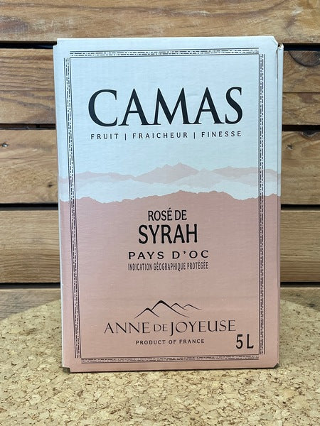 Bag in Box Rosé de Syrah Camas 5L